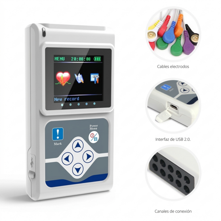 Holter ECG De 3 Canales Contec TLC9803